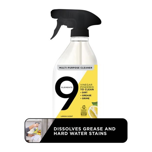9 Elements Multi-Purpose Cleaner - Lemon - 18 fl oz | Target