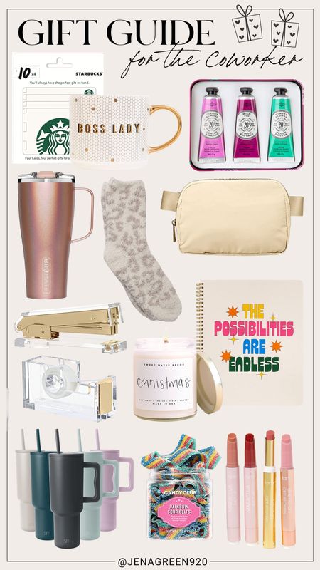 Gift Guide for the Coworker | Coworker Gift Ideas | Boss Gift Ideas | Gift Guide for the Boss 

#LTKunder50 #LTKHoliday #LTKSeasonal