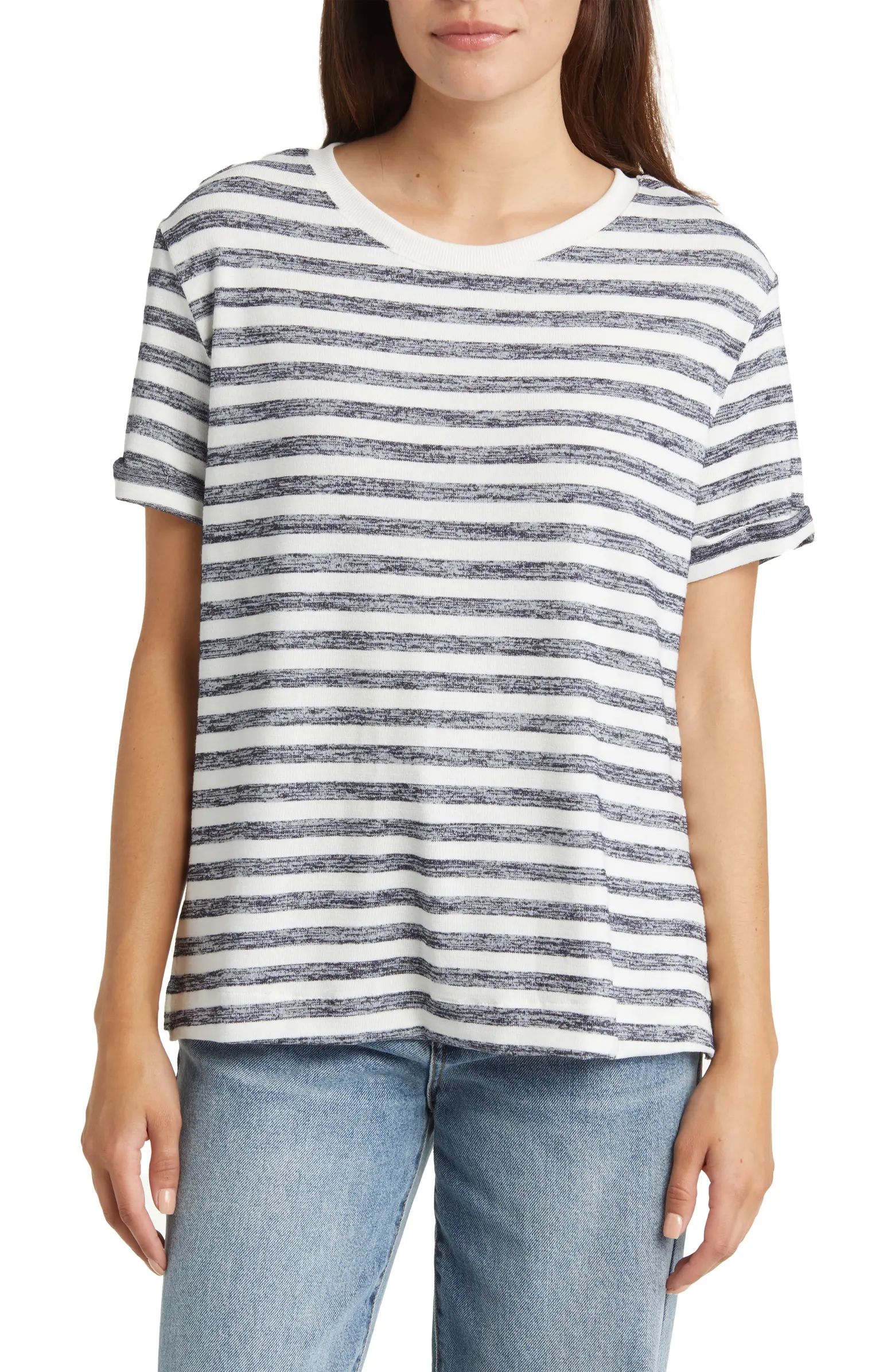 Ease Stripe Crewneck T-Shirt | Nordstrom