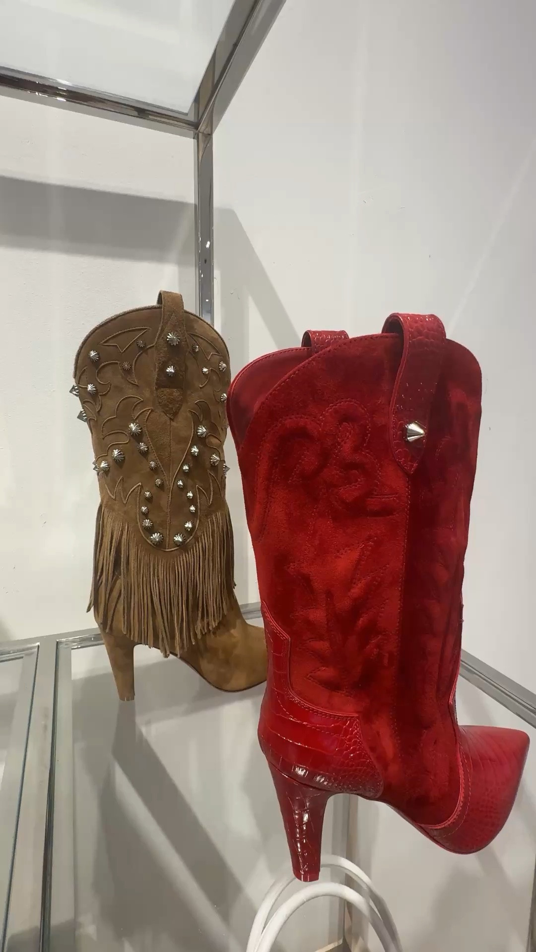 New louboutin western styles ✨ cowboy boots and denim mules 💙 #shoes 

#LTKShoeCrush #LTKStyleTip #LTKOver40