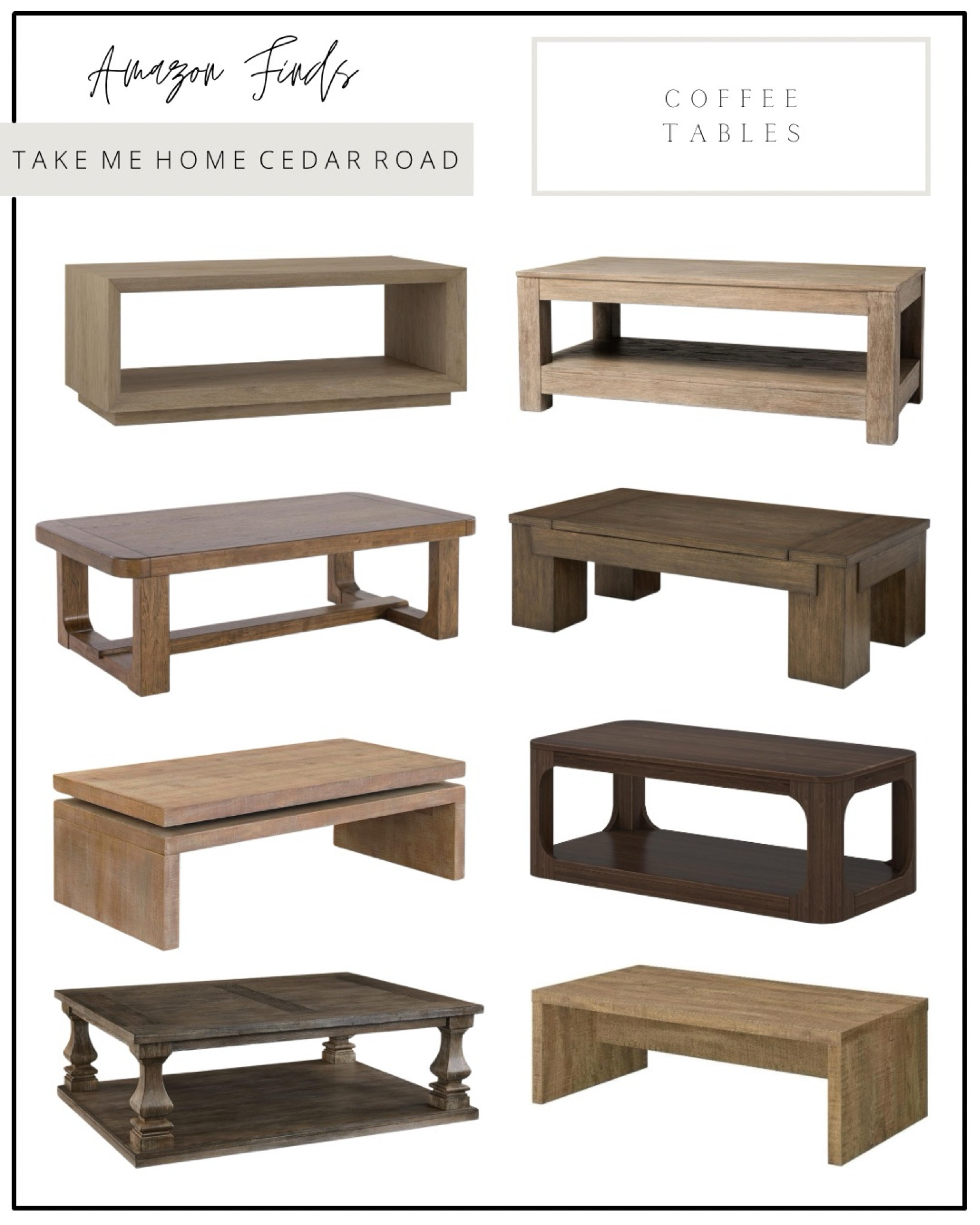 AMAZON COFFEE TABLE FINDS
so many great tables at great prices!

Coffee table, living room table, amazon home, Amazon. Finds 

#LTKSaleAlert #LTKHome
