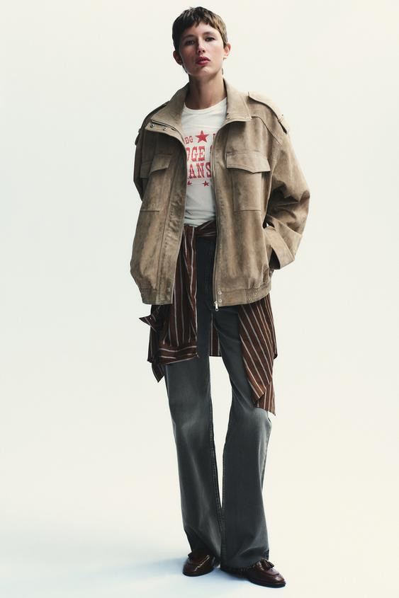 TRF HIGH WAIST WIDE LEG FULL LENGTH JEANS | Zara US