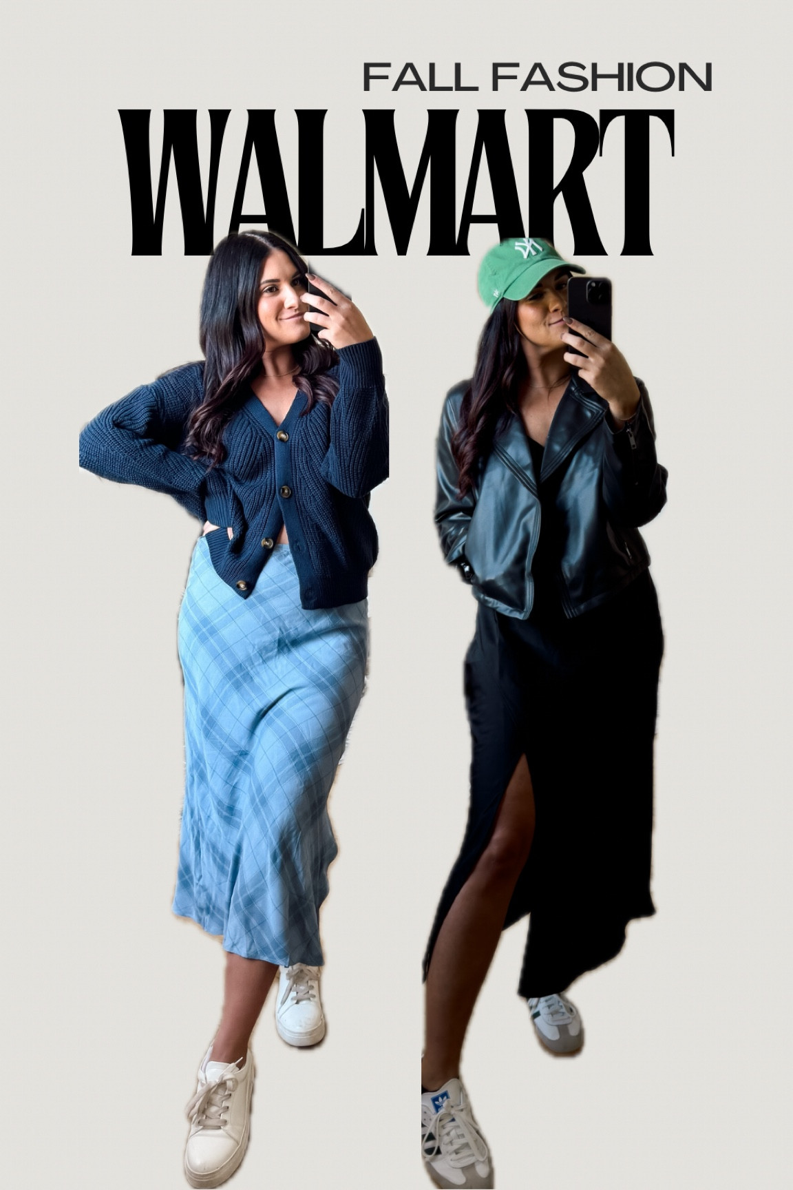 Sweater and slip dress M, faux leather jacket L, plaid skirt S
@walmartfashion #walmartpartner #walmartfashion

#LTKFindsUnder50 #LTKSeasonal #LTKSaleAlert