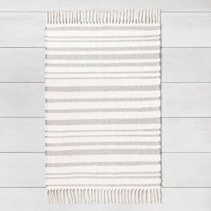 Stripe with Fringe Area Rug - Hearth & Hand™ with Magnolia | Target