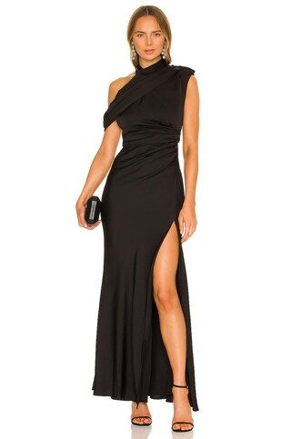 MISHA X REVOLVE Mirabella Gown in Black from Revolve.com | Revolve Clothing (Global)