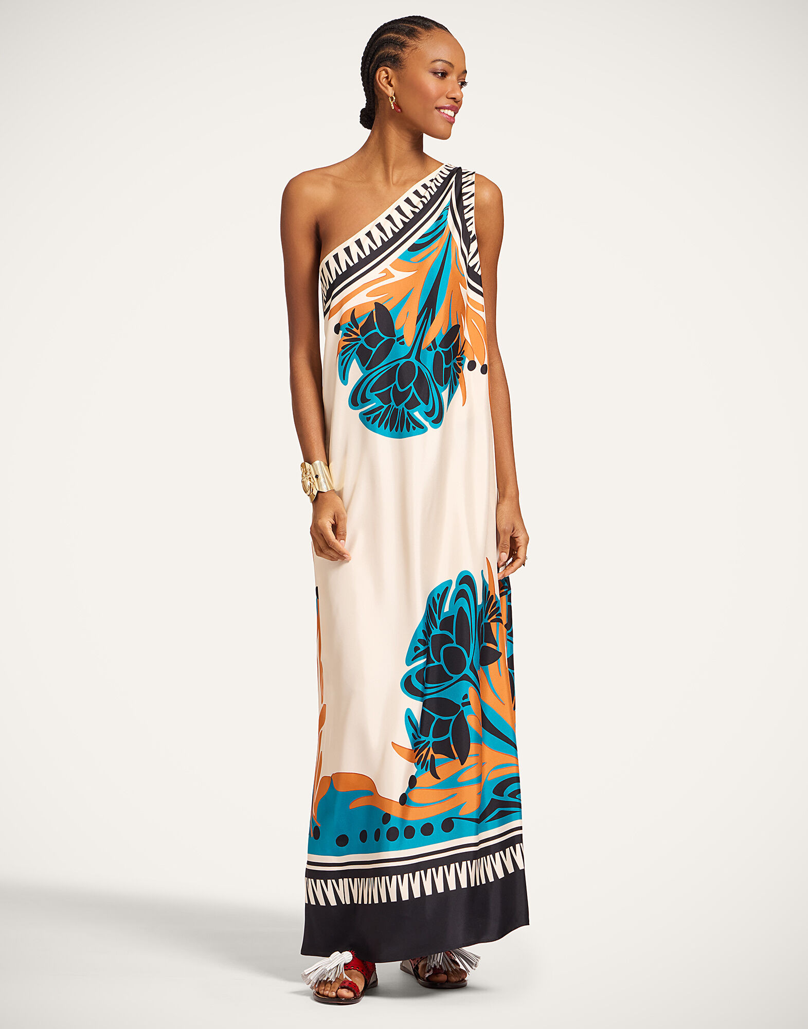 Roy Dress in Florence Placée Ivory for Women | La DoubleJ | La DoubleJ