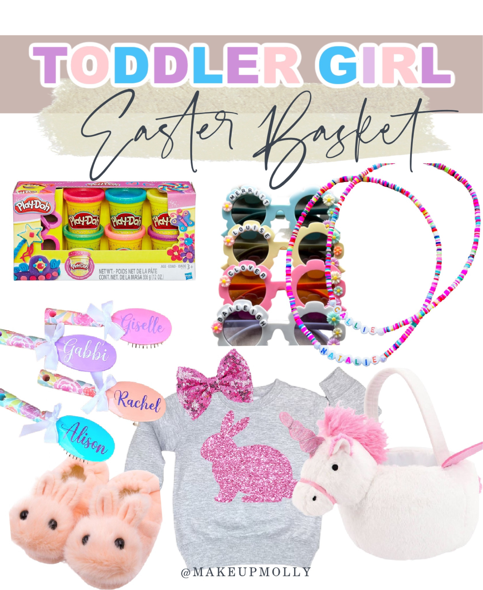 Toddler Girl Easter Basket Ideas 🐰
•
Easter basket stuffers 
Easter basket fillers 
Toddler girl Easter basket fillers 
Girl Easter basket 
2 year old Easter basket 
Easter baskets 
Toddler Easter finds 
Amazon finds 
Amazon Easter basket 
Toddler basket
Kids Easter basket 
Pink Easter basket 
Toddler smiley face slippers 


#LTKGiftGuide #LTKSeasonal #LTKkids