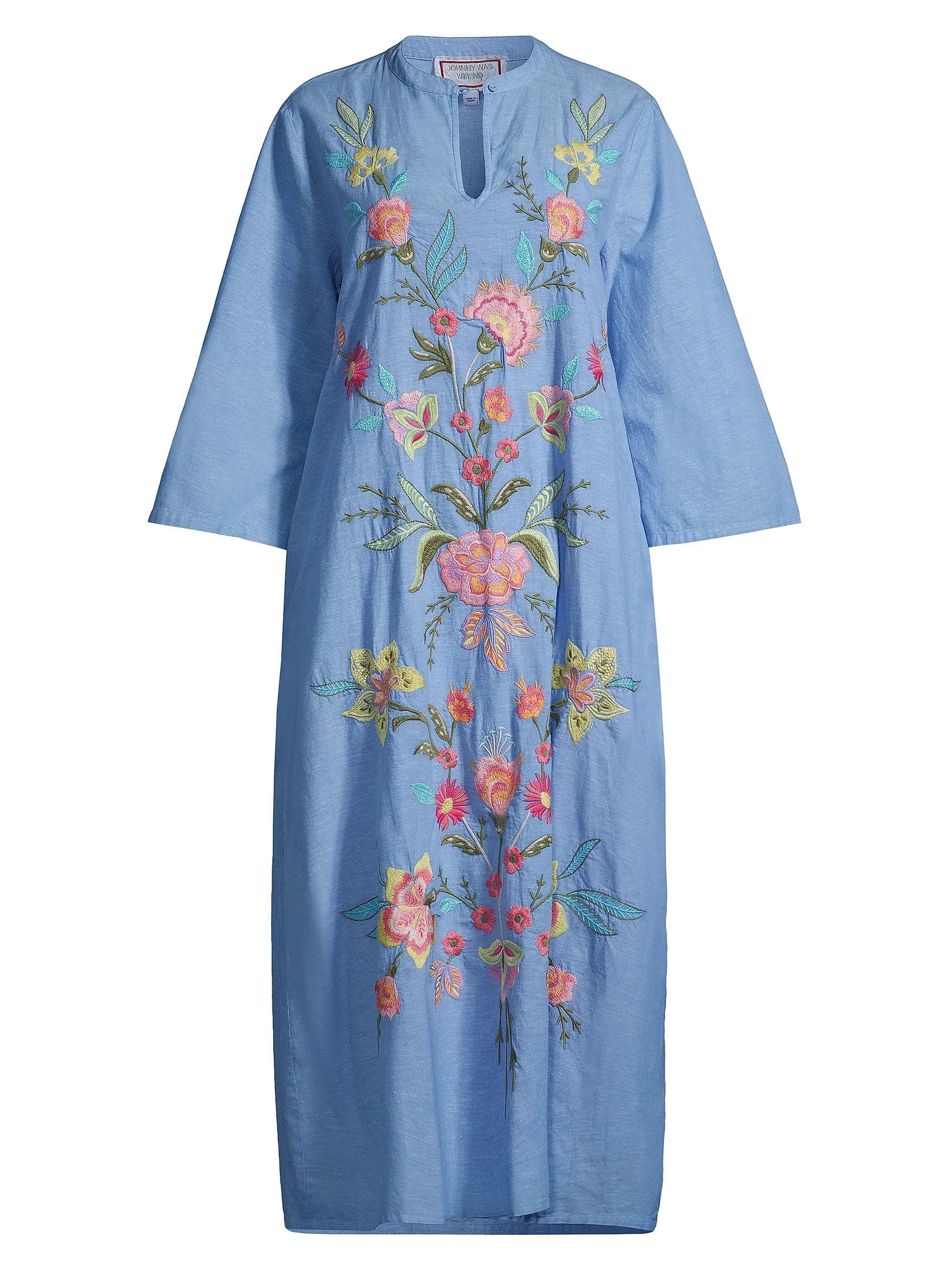 Camellia Embroidered Tunic Dress | Saks Fifth Avenue