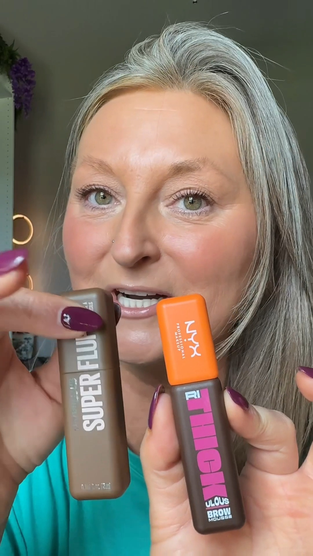 A new brow mousse has hit the market NYX Cosmetics RiThickulous 🤎 I’m comparing it to Maybelline’s Super Fluff

#LTKBeauty #LTKOver40 #LTKselfcare