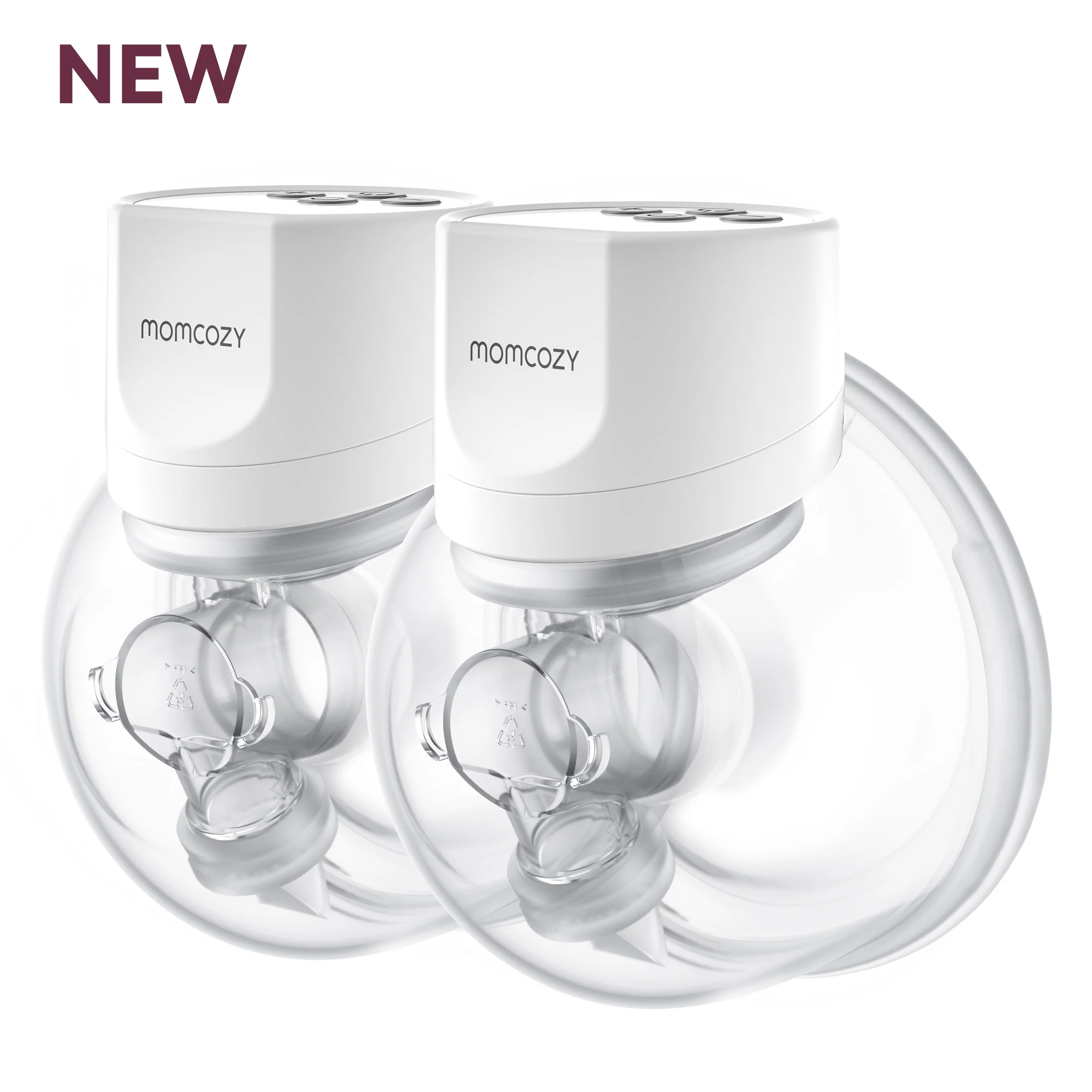 Momcozy S12 Pro Hands Free Breast Pump Wearable, Double Portable Breast Pump Electric 24mm | Walmart (US)