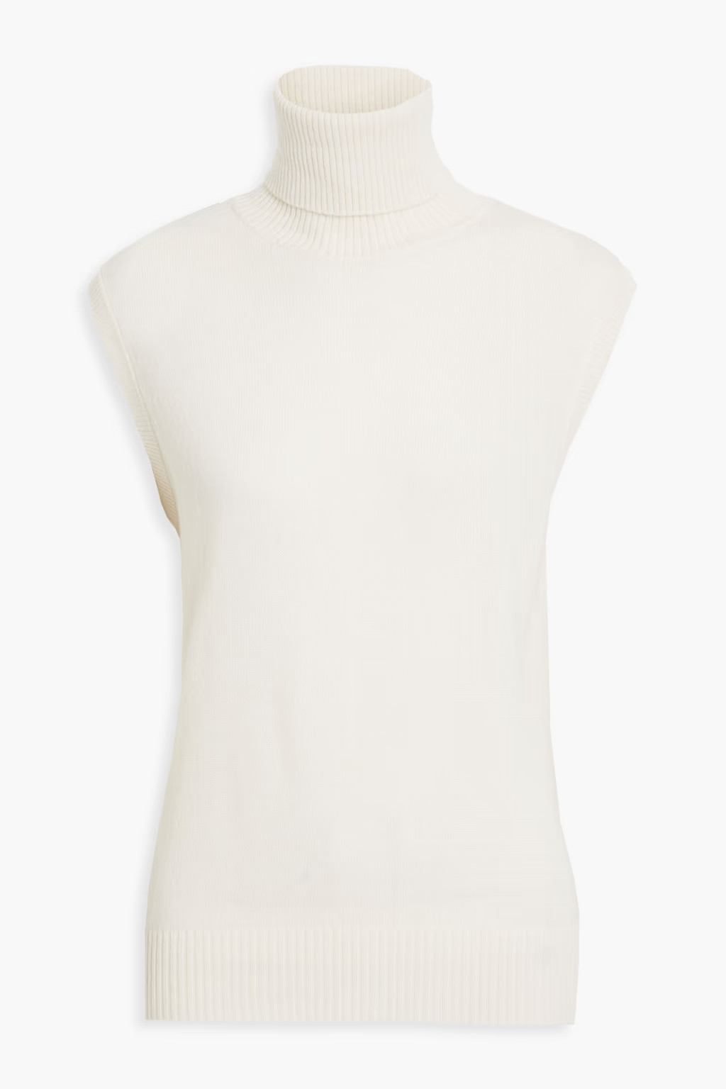 Cashmere turtleneck vest | The Outnet (US and CA)