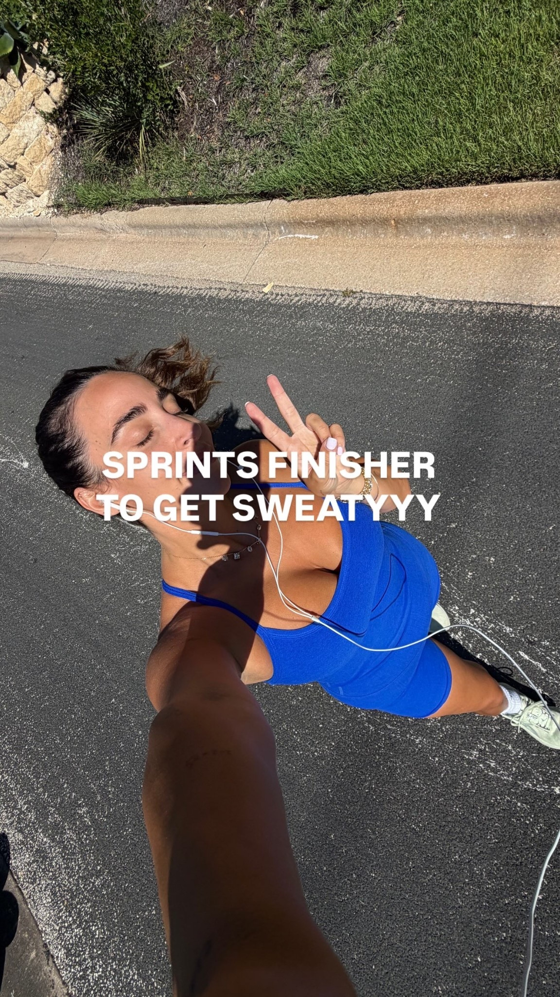 SPRINTS FINISHER
TO GET SWEATYYY
