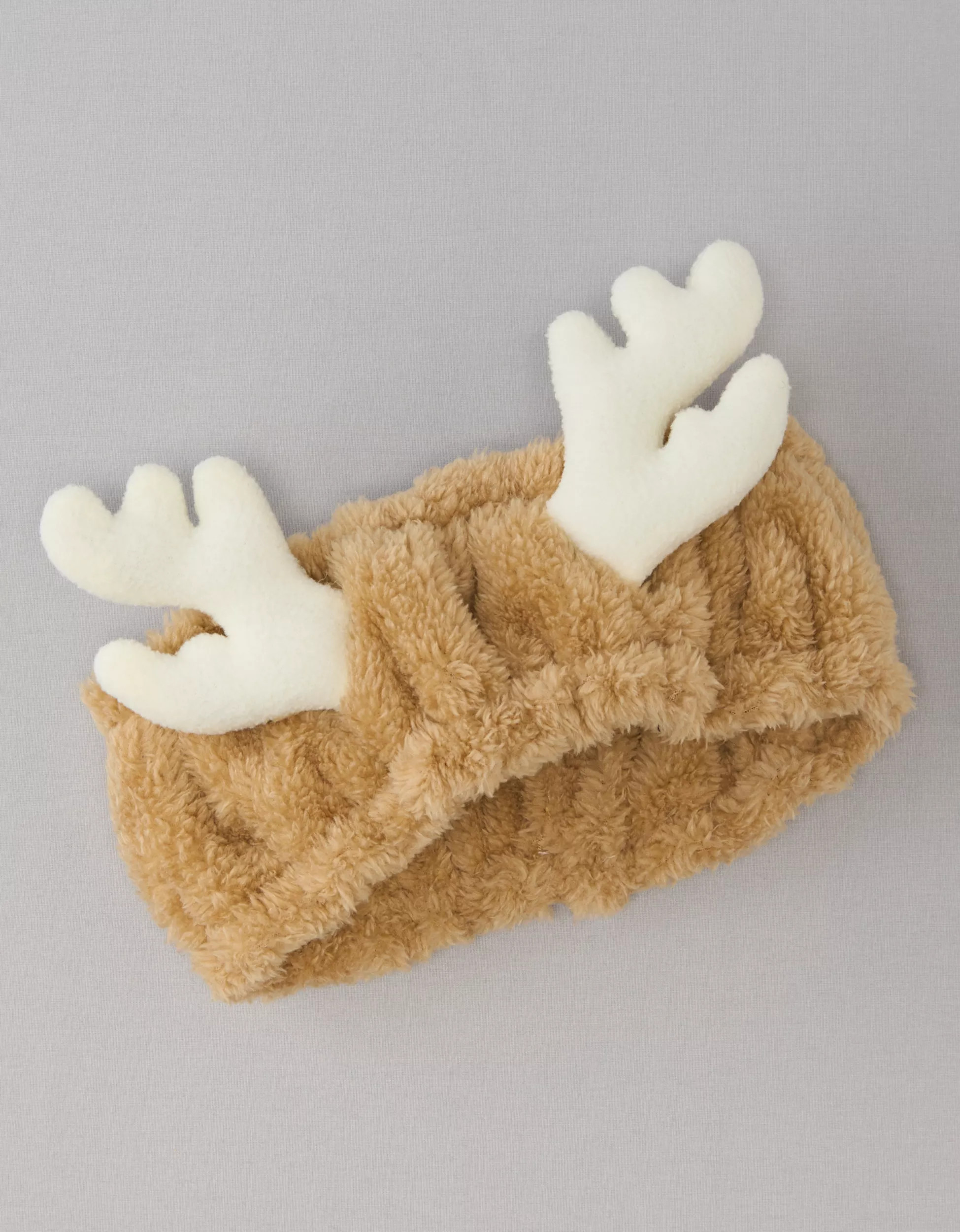 AE Antlers Scrunchie Spa Headband | American Eagle Outfitters (US & CA)