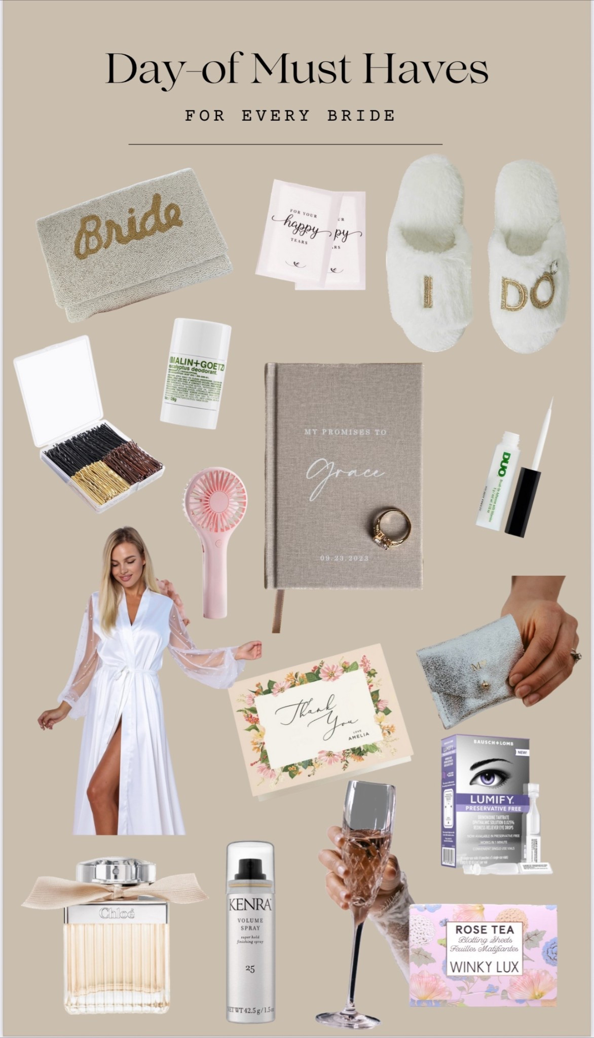 Day-of Must Haves for every Bride! If you’re getting married ~ save this post! After 3,000 brides, this list of items is often missed, wished they had or requested. Do you have everything you need for the morning of your wedding??

#LTKWedding #LTKBeauty #LTKStyleTip