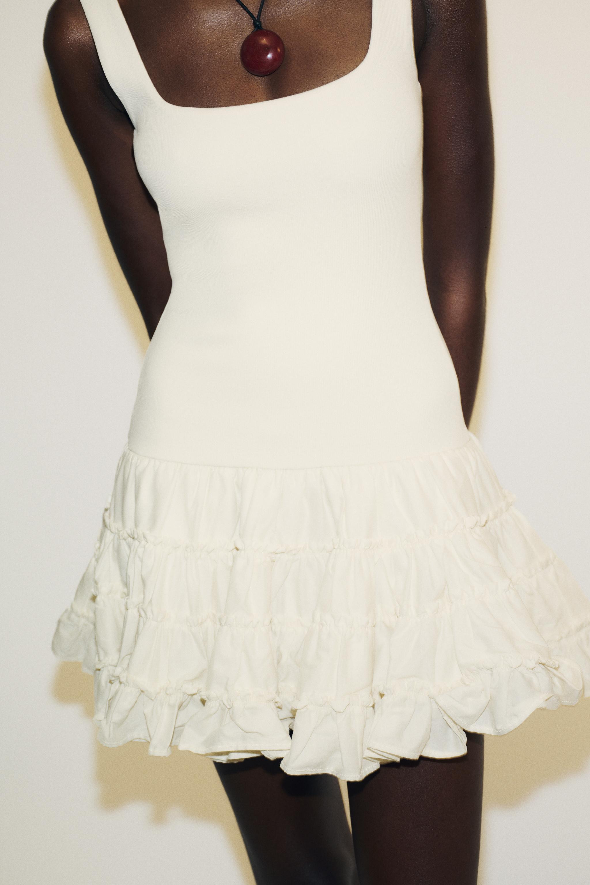 VOLUMINOUS COMBINED DRESS | Zara UK