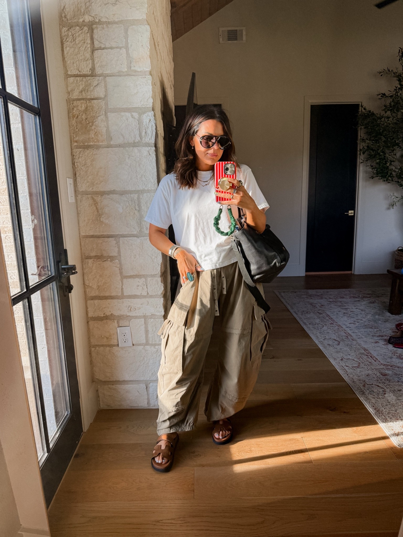 Travel fit that’s not Comfies. 
Top: xl
Pants: true to size

#LTKOver40 #LTKMidsize #LTKootd