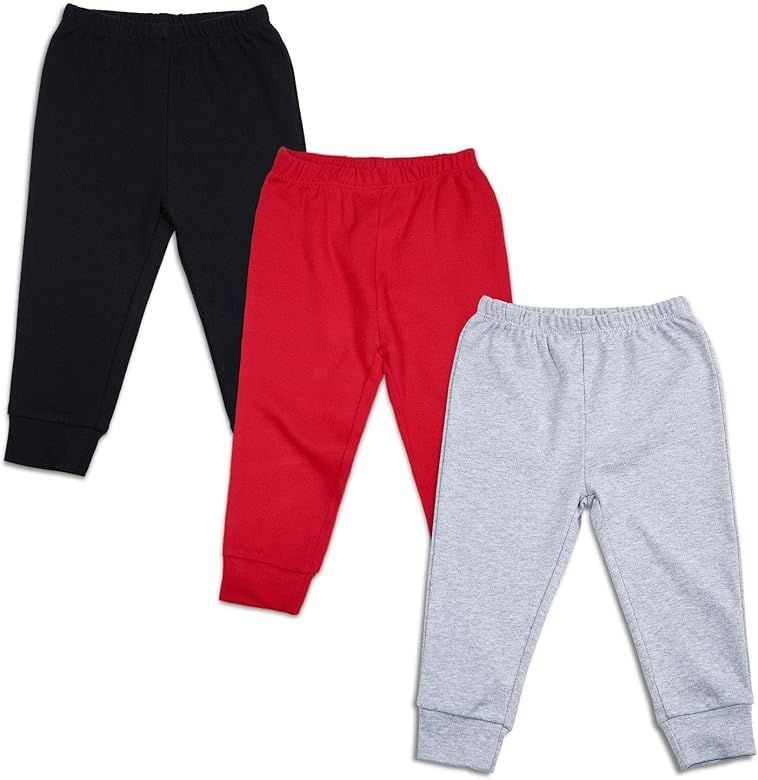 SOBOWO Solid Baby Sweatpants, Unisex Baby Toddler Cotton Crawling Pants for Newborn Boys Girls 0-... | Amazon (US)