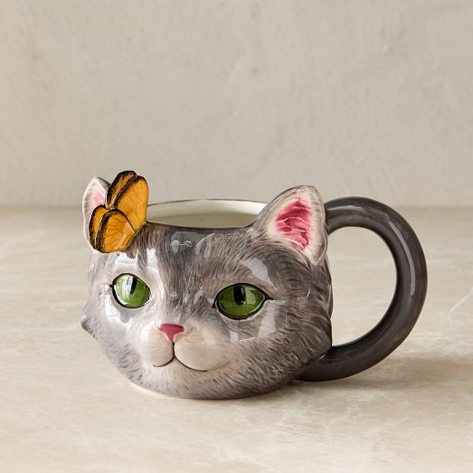Dapper Animal Holiday Figural Mugs | West Elm (US)
