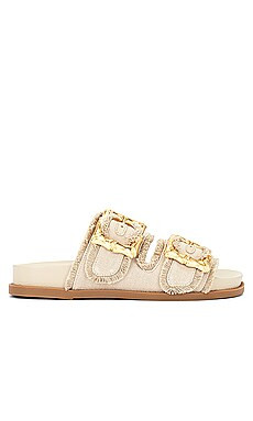 Schutz Enola Sporty Casual Sandal in Oyster from Revolve.com | Revolve Clothing (Global)