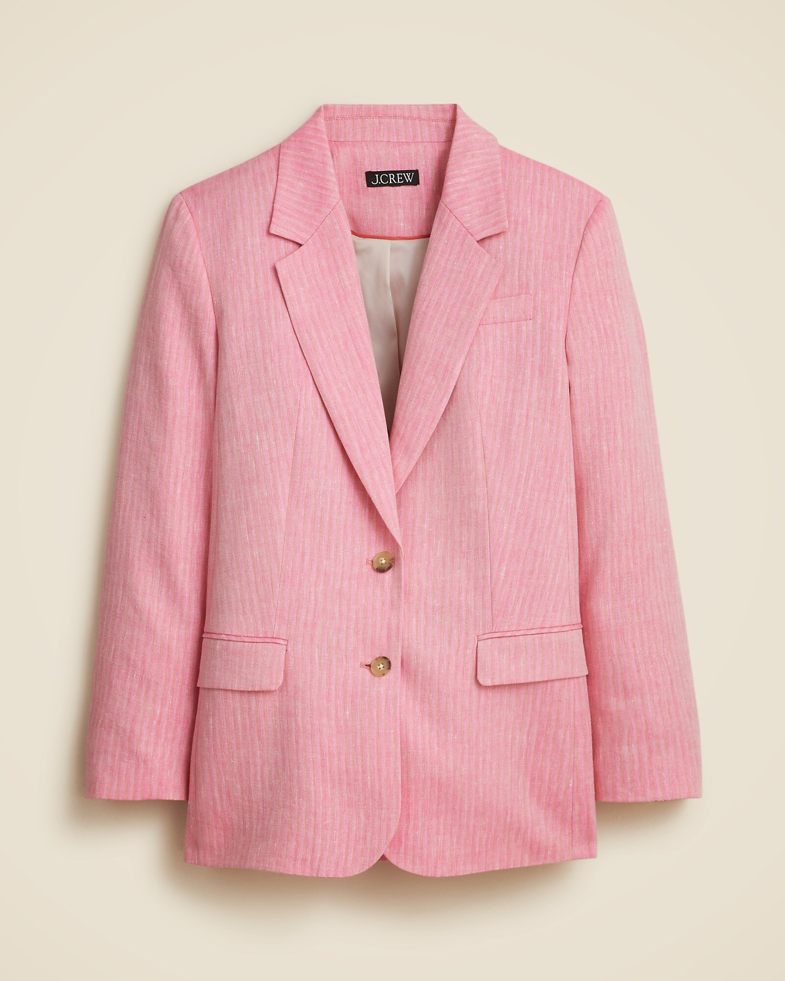 Classic two-button blazer in herringbone linen blend | J. Crew US
