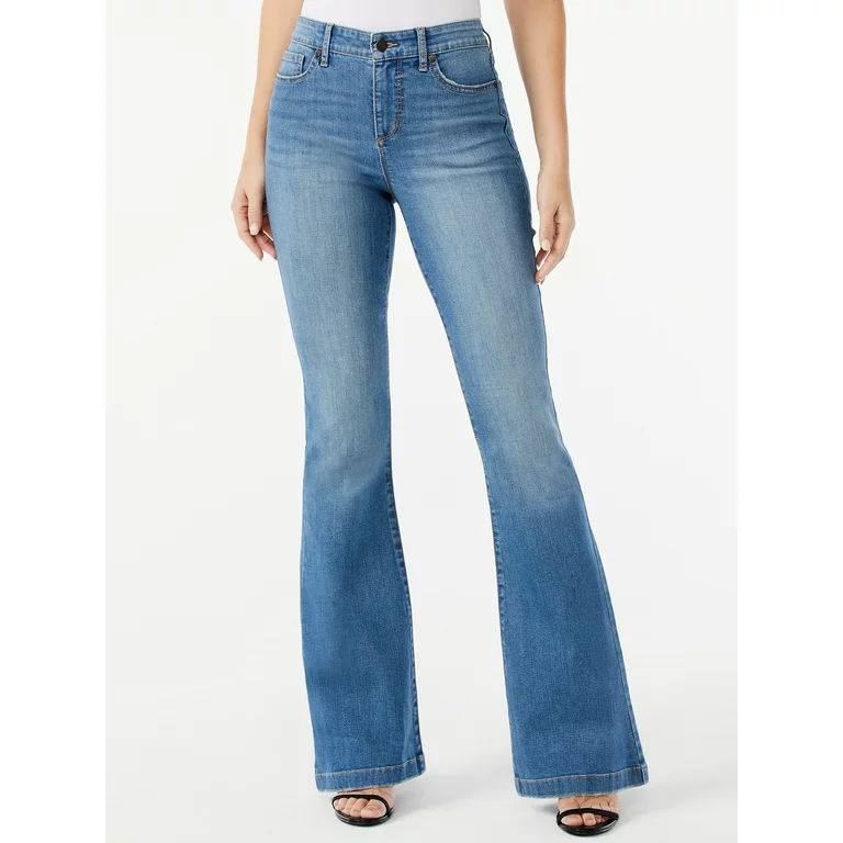 Sofia Jeans by Sofia Vergara Women's Melisa High Rise Flare Jeans | Walmart (US)