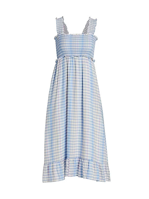 Rumi Smocked-Bodice Midi Dress | Saks Fifth Avenue