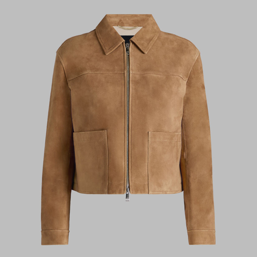 Suede Zip Jacket | GFORE.com