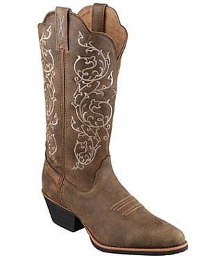 Twisted X Women's 12 Western R Toe Leather Boots - 8 | Dillard's