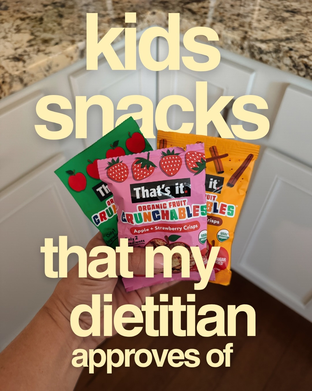 I know a lot of you are getting ready for back-to-school, so I thought I’d share this. 💕

I sent my dietitian pictures of the kids snacks we already buy and asked for her stamp of approval (or better alternatives). She actually approved all of them, and even said she buys the same for her kids (receipts on slide 2, lol)! 👍🏼

Whether you’re looking for healthy lunchbox snacks or just trying to keep your pantry stocked with easy snacks for little kids at home, I hope this gives you a few ideas. 

FYI: I actually got most of these at Costco. 🙌🏼

➡️ Save this for your next grocery run! 🛒🏃🏻‍♀️💨

#lunchboxideas #toddlersnacks #backtoschool #momlife