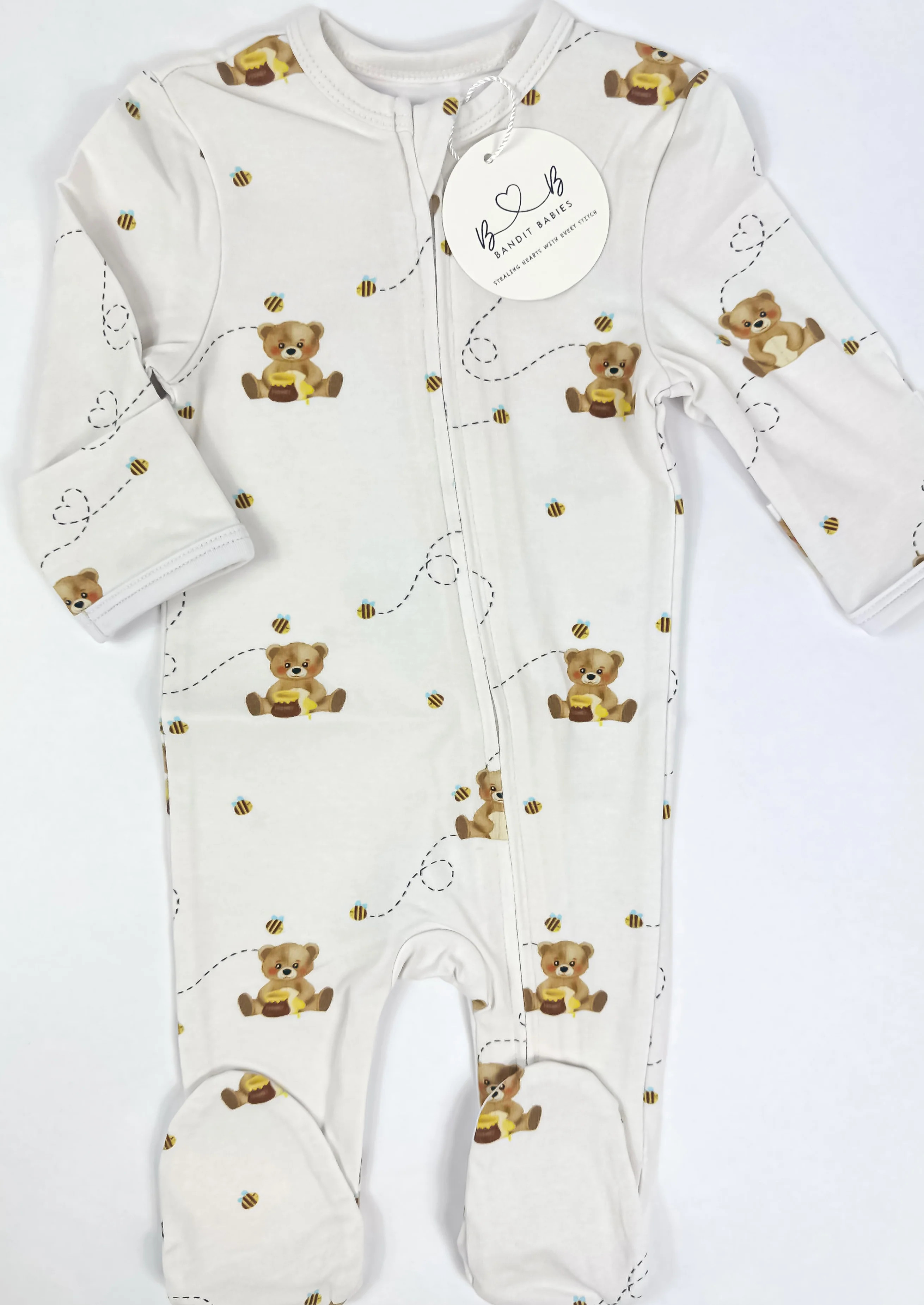 Coco Bear Organic Footie | Bandit Babies