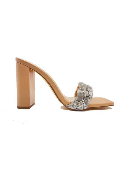 Sparkle Slides - Beige | Shop BURU