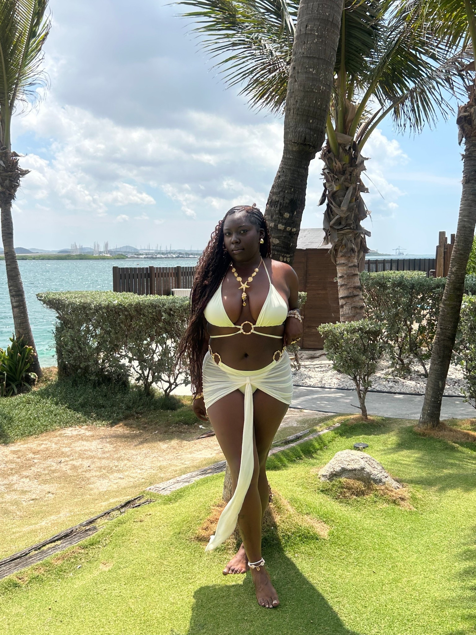 Sexy 3PC swimsuit for vacay🤩🤏🏾🌴 size XL (12) 5’7, 210lbs

#LTKPlusSize #LTKTravel #LTKSwim