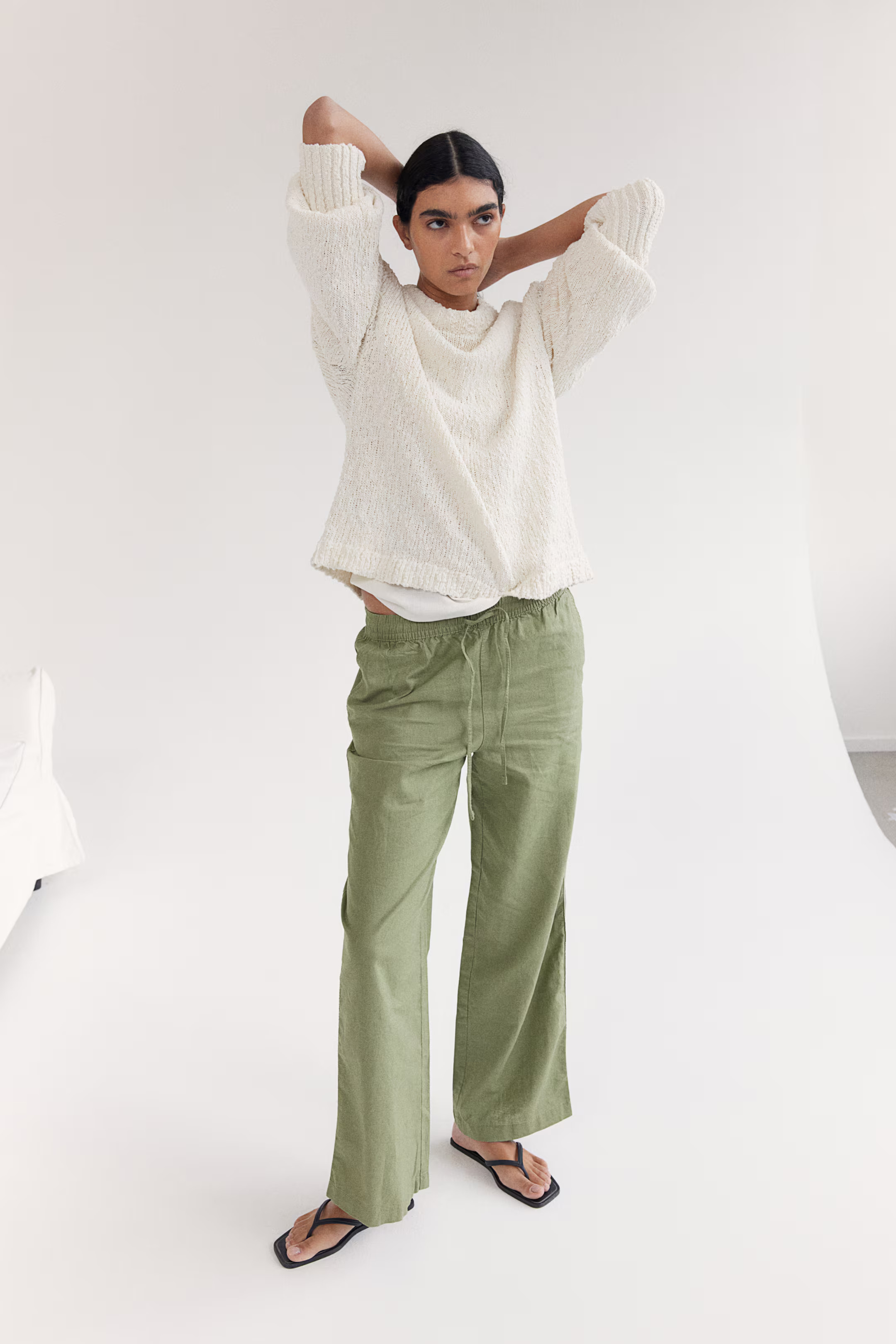 Linen-blend Pants | H&M (US + CA)