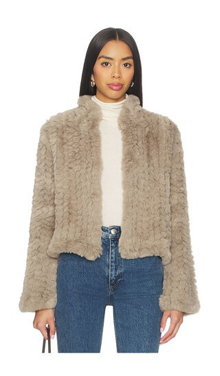 HEARTLOOM Deline Jacket in Tan. - size L | Revolve Clothing (Global)