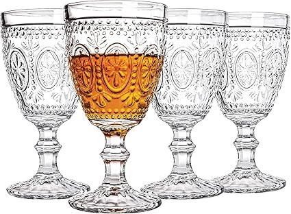 Bekith Classic Goblet Party Glasses, Wine Glasses Goblets, Iced Tea Glasses, Beverage Stemmed Gla... | Amazon (US)