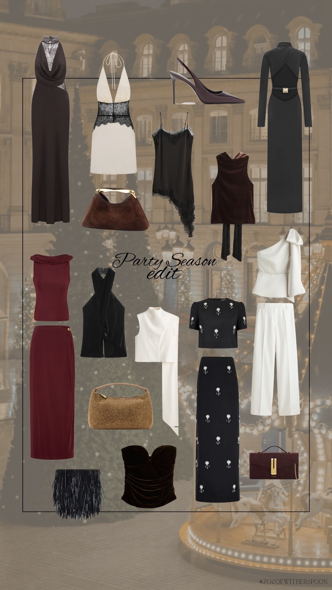 Party season edit ✨ 

Festive, partywear, the holidays, Christmas party, date night, dinner look, evening look, chic style, meshki, H&M, Mango, Massimo Dutti, Odd Muse, maxi dress, satin, velvet, suede bag 

#LTKfestive #LTKCyberWeek #LTKpartywear