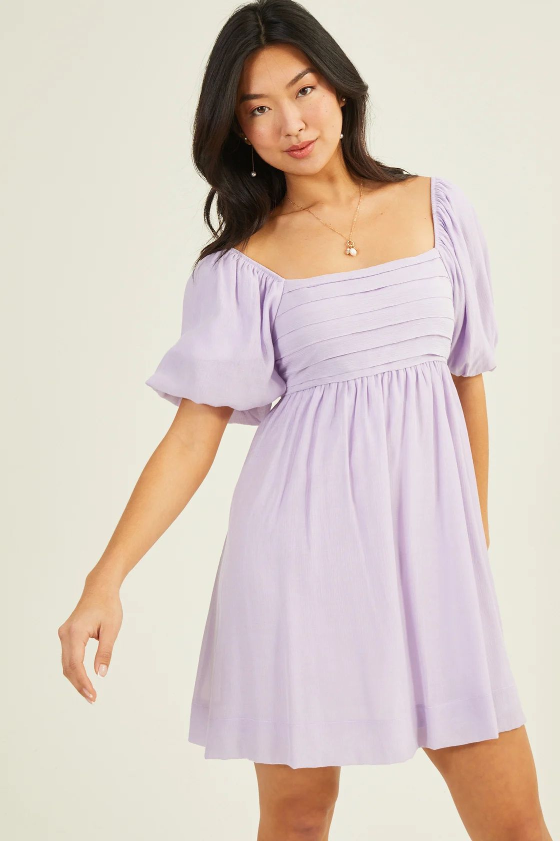 Bridget Mini Dress in Lilac | Altar'd State | Altar'd State