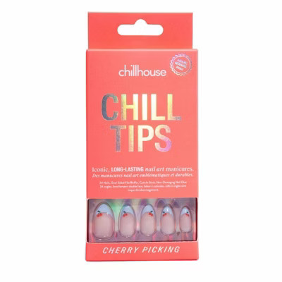 Chillhouse Chill Tips Press-On Fake Nails - Cherry Picking - 24ct | Target