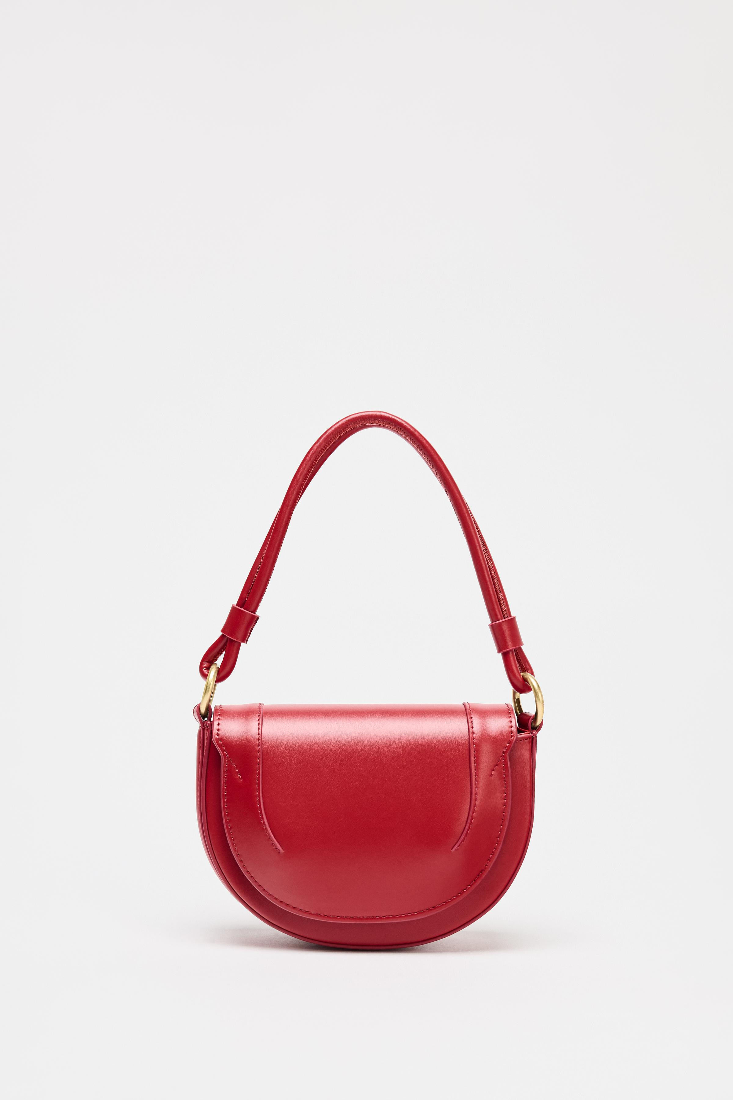 CONTRAST TOPSTITCH CROSSBODY BAG | Zara US