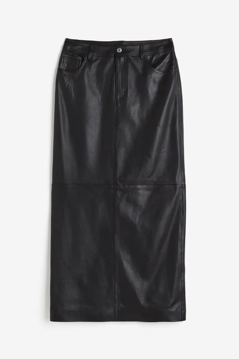 Leather Skirt - Black - Ladies | H&M US | H&M (US + CA)