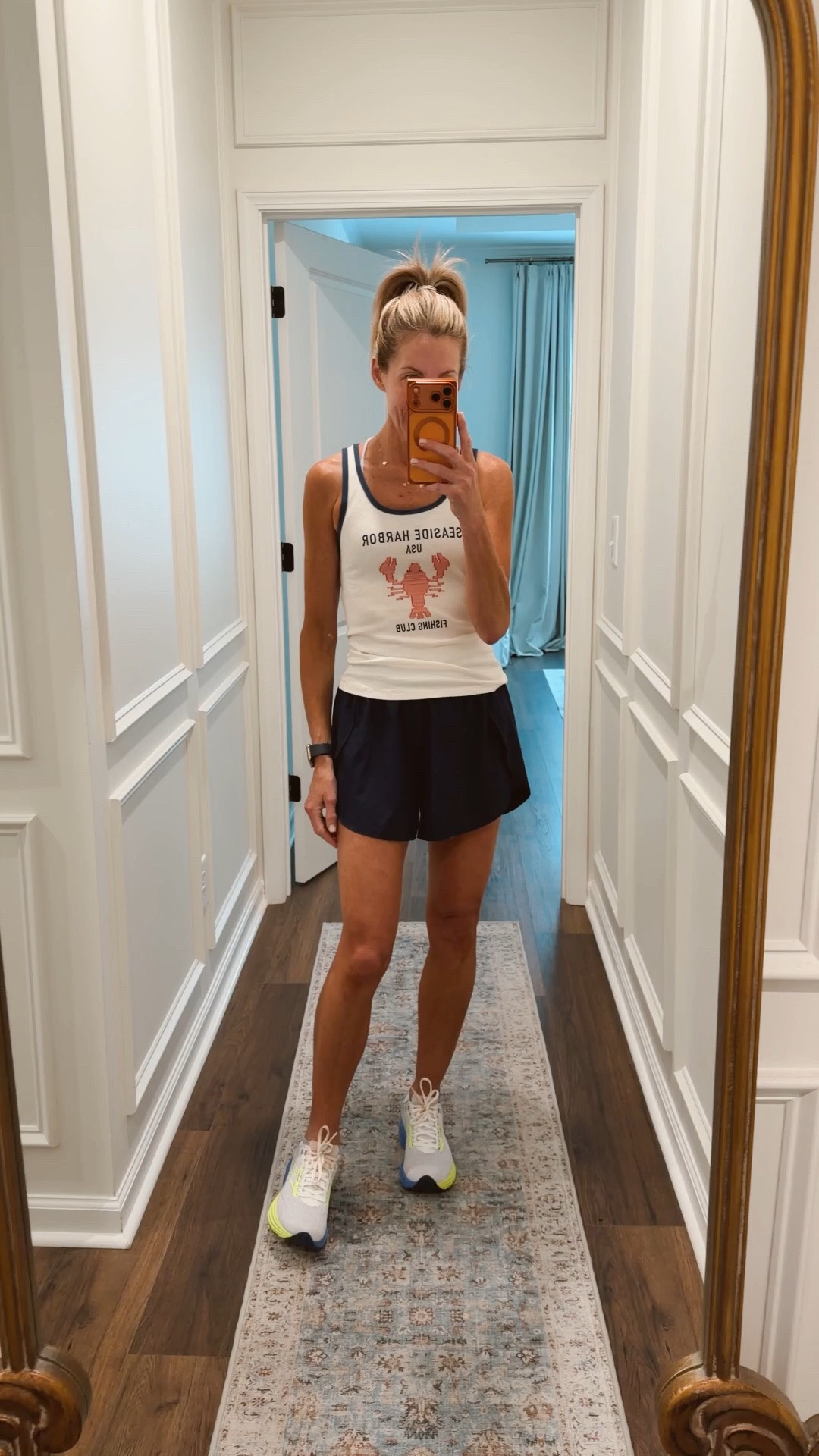@Target tank, @Aerie shorts, @muzuno shoes