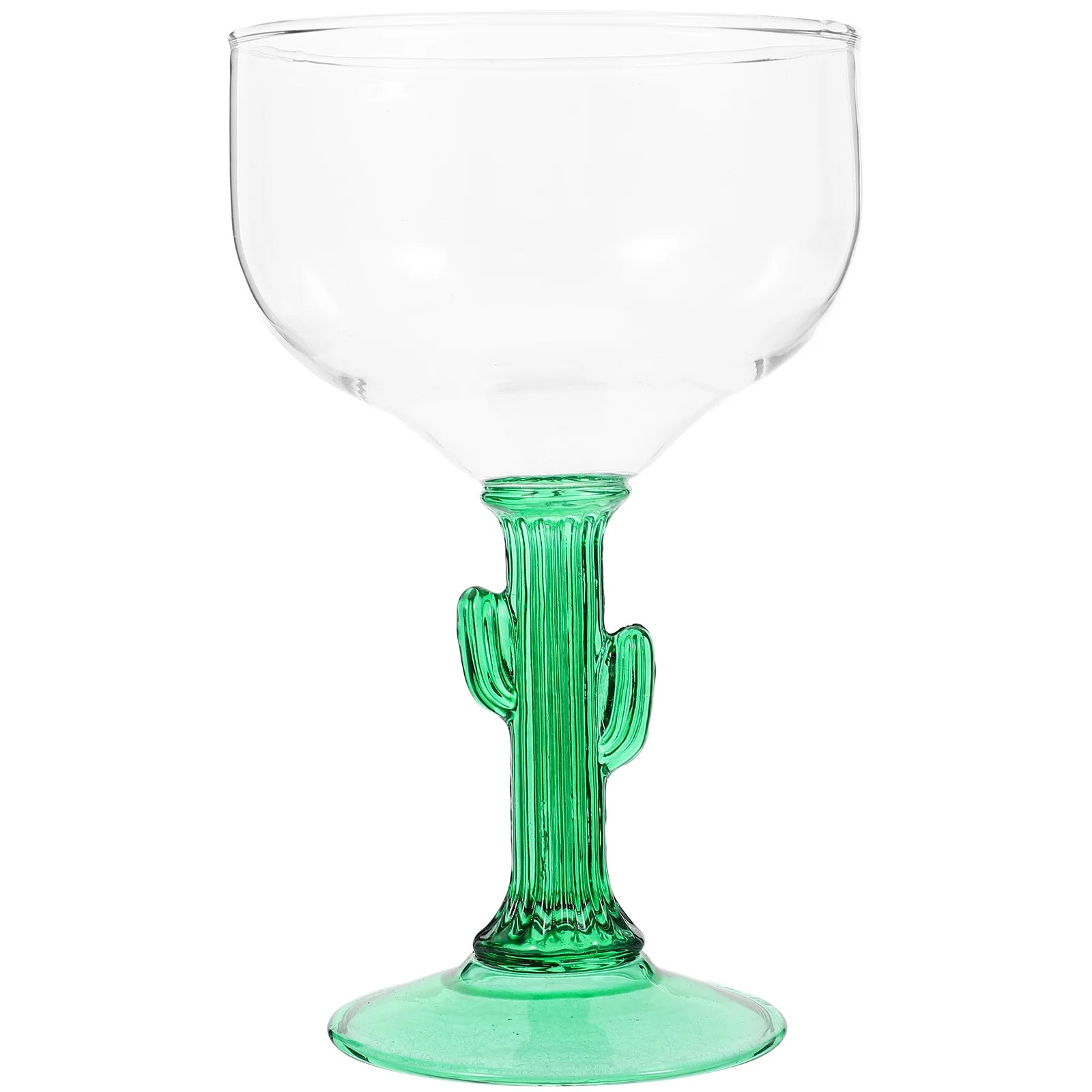 Milisten Wine Glasses Goblet Cactus Margarita Glasses Glass Cocktail Cups Wine Goblets For Summer... | Walmart (US)