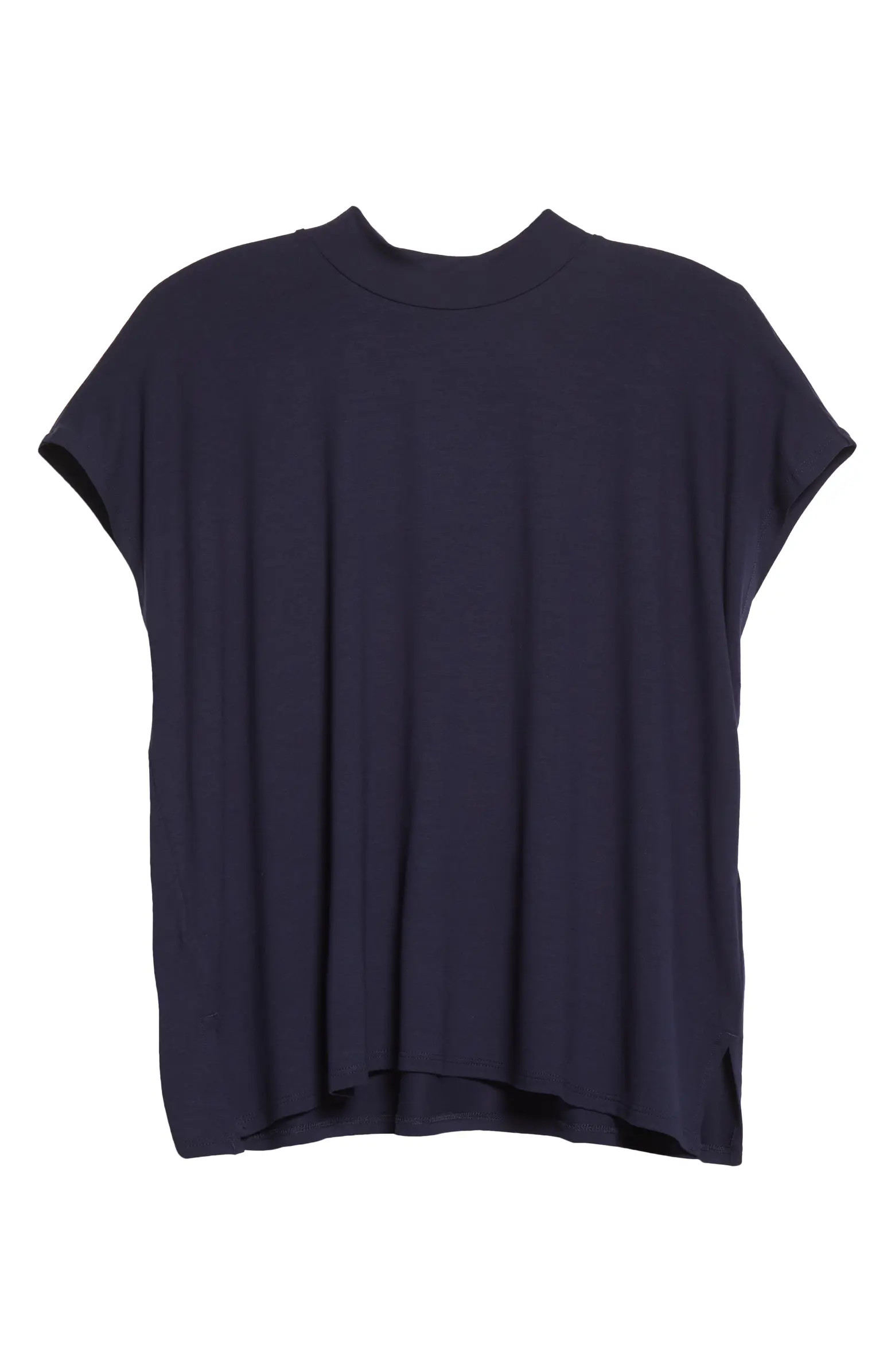 Mock Neck Cap Sleeve Top | Nordstrom