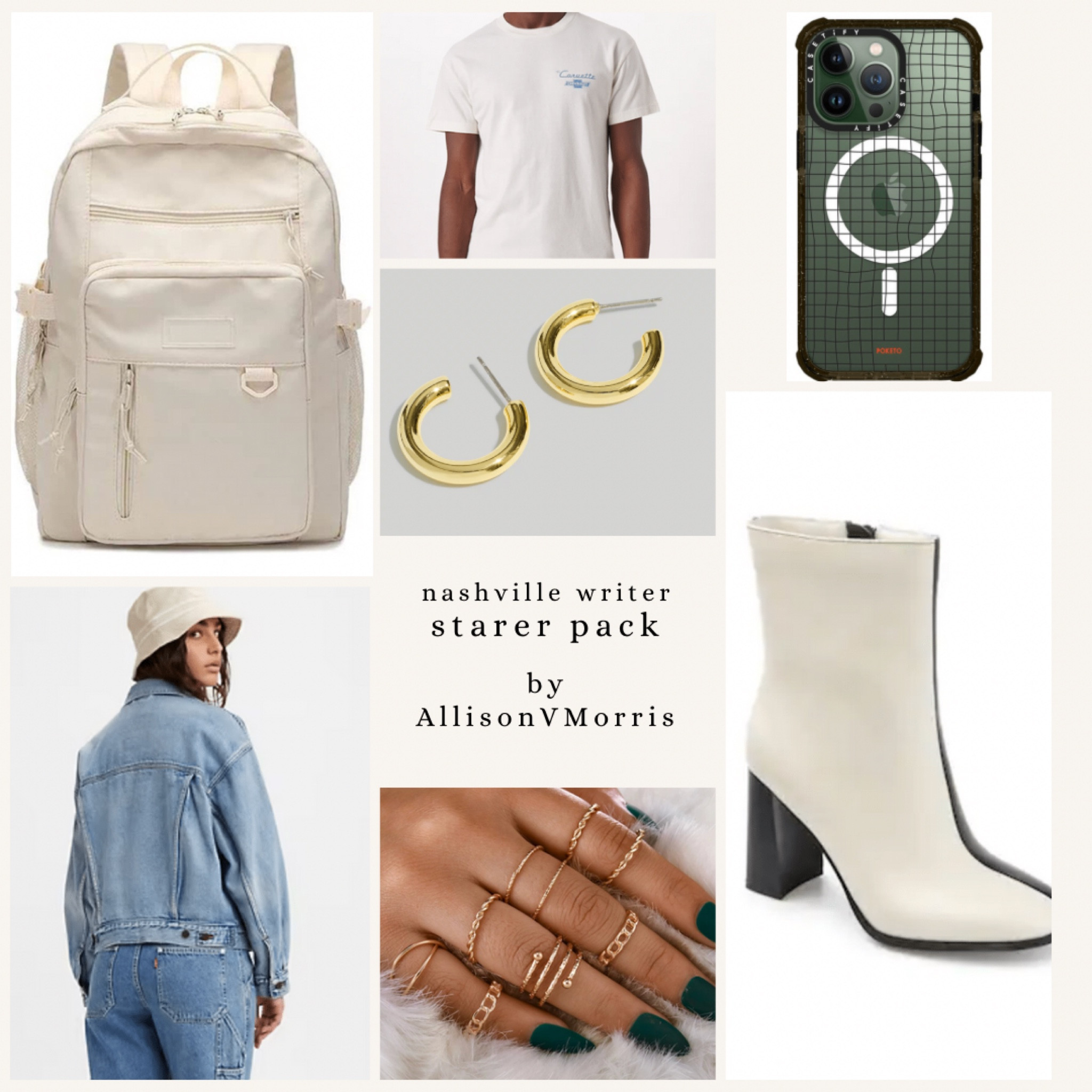 Almost every songwriter I know and work with has some form of THIS. All denim. Vintage tee. Spicy boots. All with minimum jewelry and a backpack. YES. 100% a cool girl. 


#nashville #nashvilleoutfits #outfitguide #artiststyle

#LTKunder100 #LTKstyletip #LTKsalealert