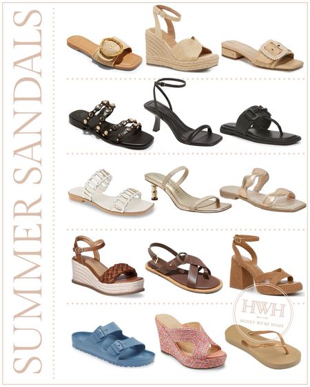 Summer Sandals 



#LTKshoecrush #LTKover40 #LTKsalealert
