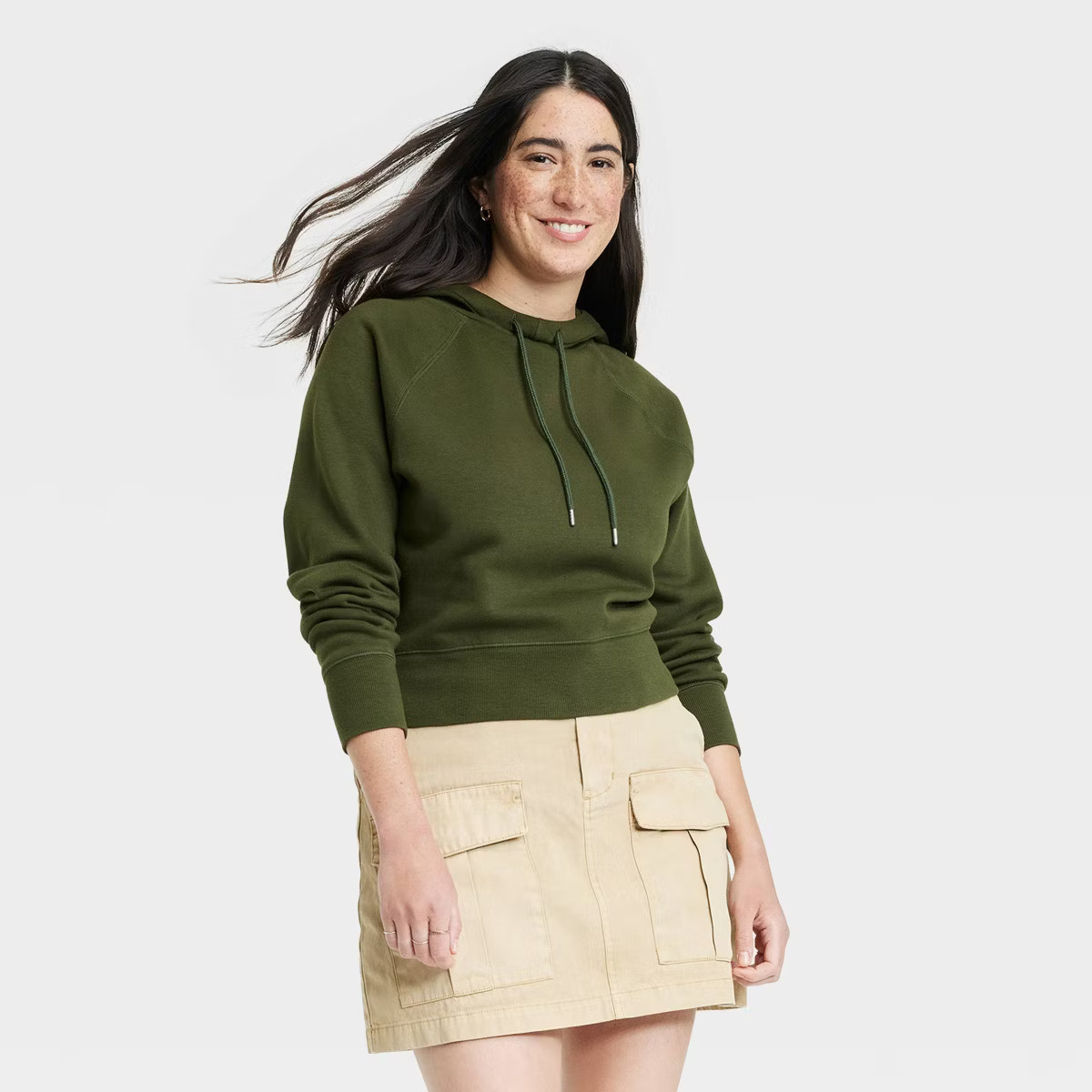 Women’s Cropped Hoodie Sweatshirt - Universal Thread™ | Target