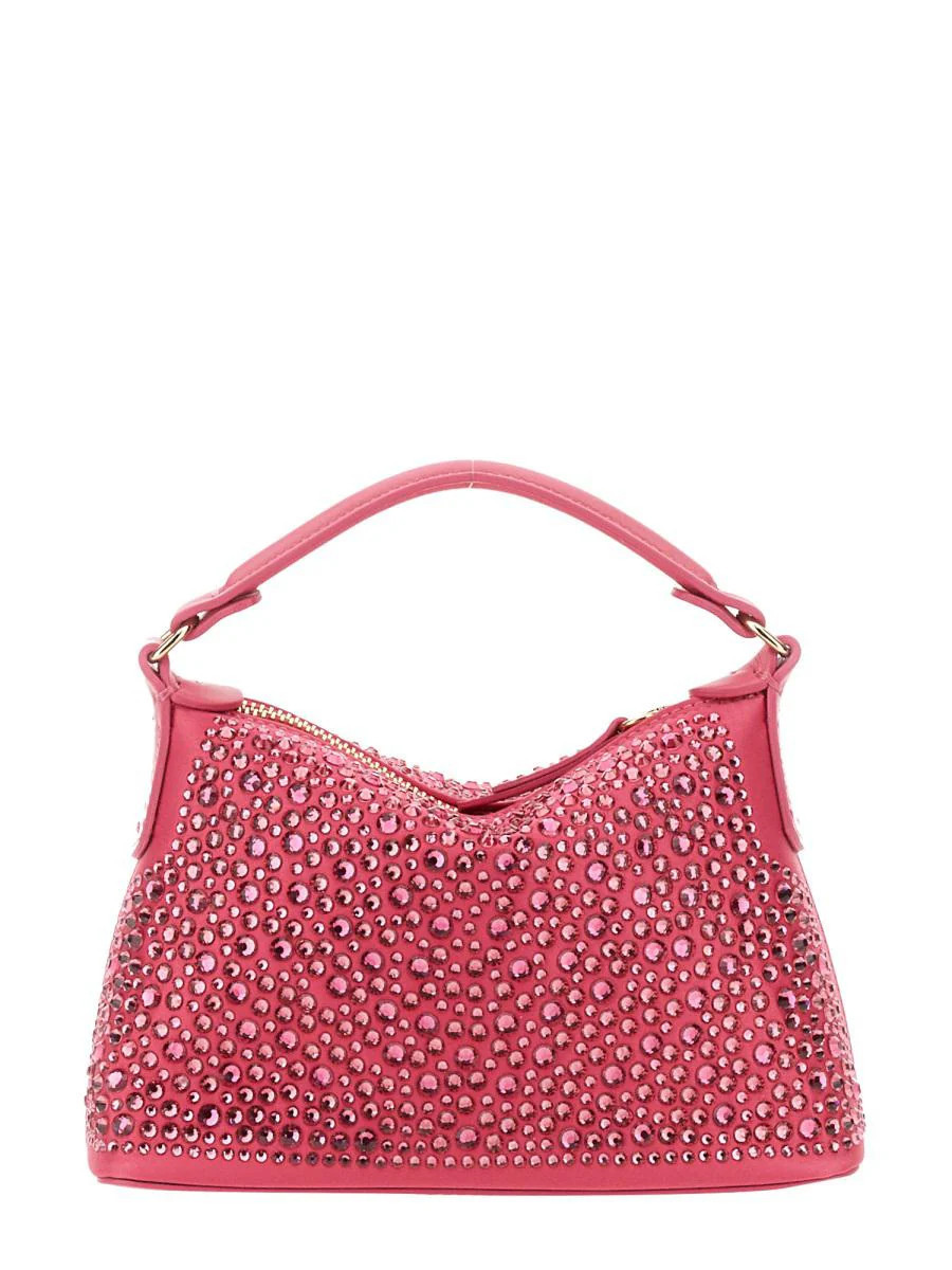 Leonie Hanne X Liu Jo LEONIE HANNE X LIU JO MINI HOBO BAG WITH RHINESTONES | Baltini