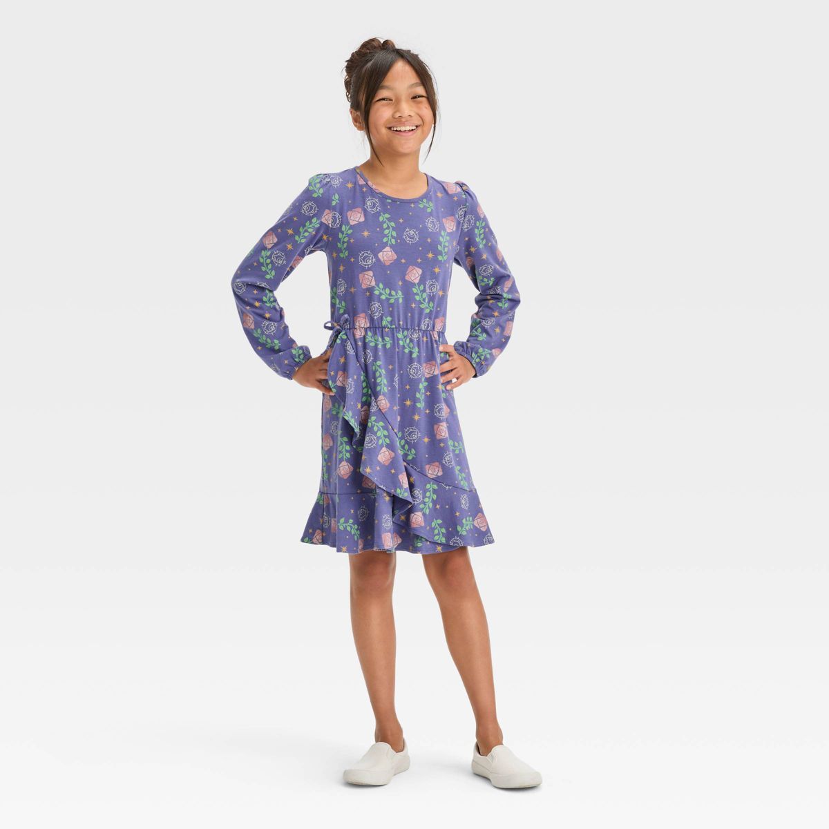 Girls' Disney Wish Dress - Purple | Target