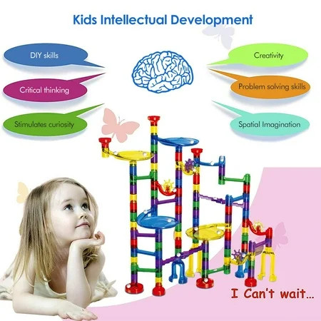 Marble Run, 152 Pcs Marble Runs Toy Marble Maze Race Track Game Set, STEM Educational Learning Toy C | Walmart (US)