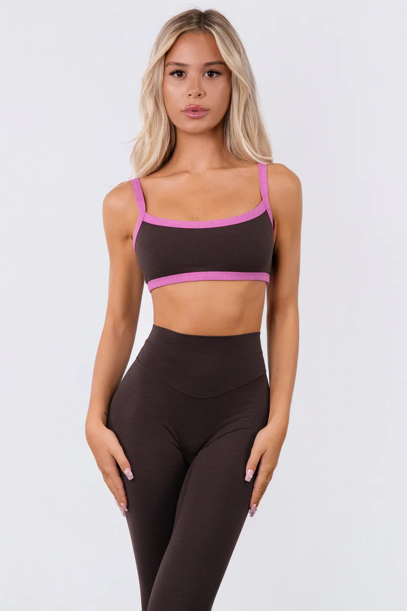 Vitality Daydream® Scoop Bra - Chocolate Heather | Vitality